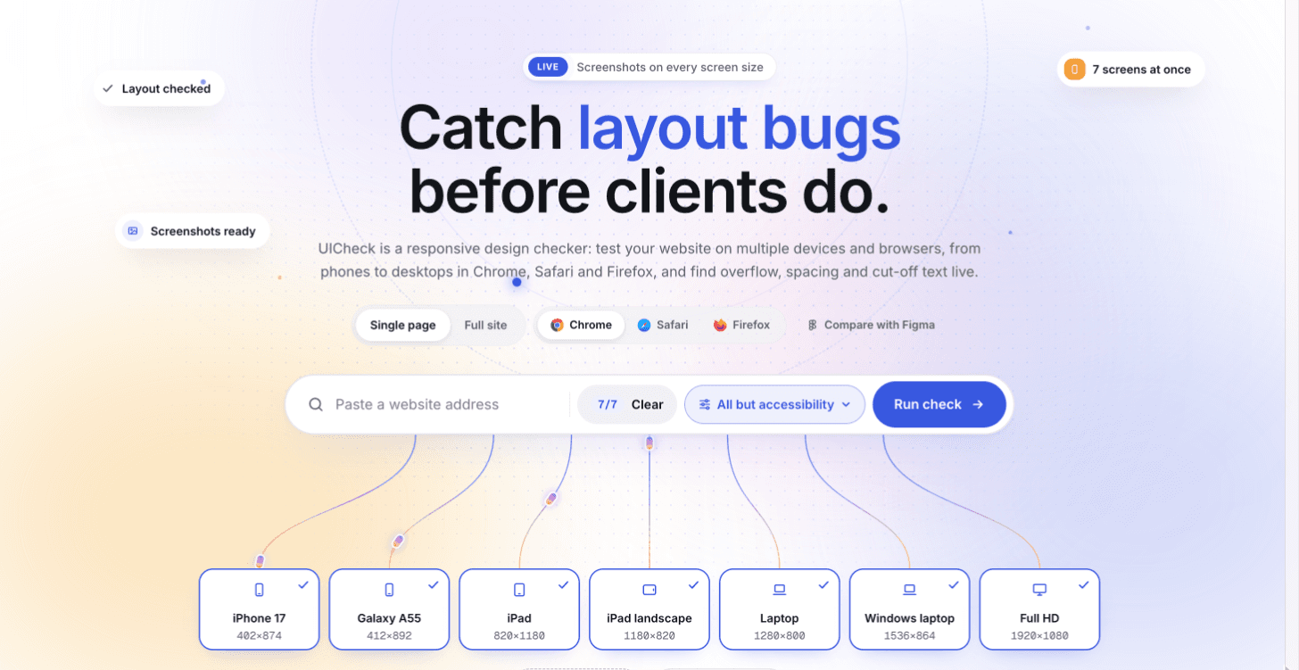 UICheck interface